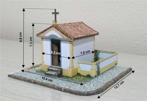 MOINHO DE VENTO ANTIGO MONTADO PRONTO PARA USAR ESC.: 1/87 HO -  Ferreomodelismo HobbyMod