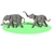 Mini Animais 1:87 Safari Zoológico para maquetes, dioramas e terrários na internet