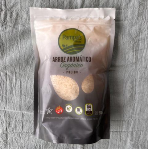 Arroz arómatico pulido Pampa x 500g