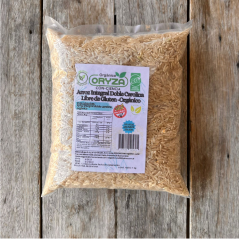 Arroz Integral Doble Carolina Orgánico x 1kg