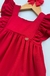 Vestido Baby Luxo Vermelho (1 ano) - Mundo Oli