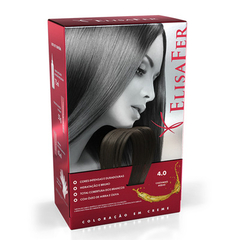 Elisafer Coloração em Creme 4.0 Castanho Médio 155g