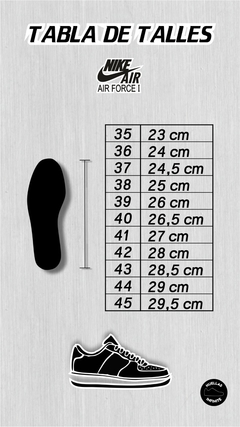 Zapatillas nike tabla de talles hotsell