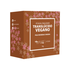 PÓ FACIAL FINALIZADOR TRANSLÚCIDO VEGANO PARA PELE MORENA E NEGRA MAX LOVE