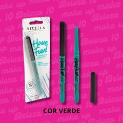 LAPISEIRA RETRÁTIL PARA OLHOS COLORIDA HAVE FUN VIZZELA - BELEZA POR 10