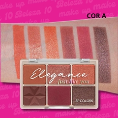 PALETA DE SOMBRAS ELEGANCE JUST LIKE YOU SP COLORS - BELEZA POR 10