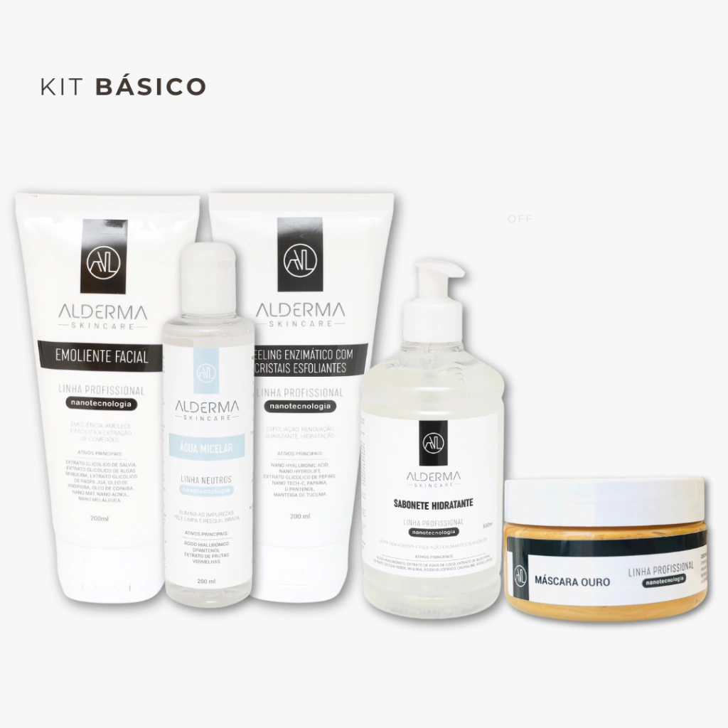 Kit Básico Limpeza de Pele - Linha Profissional