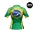 Camisa Brasil - Feminina - Manga Curta - Hard Dry 50uv - Bandeira - Rock Fishing Wear | Vestindo você dentro e fora d'agua