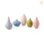 Kit 5 mini vaso de poliresina colorido delicado minimalista na internet