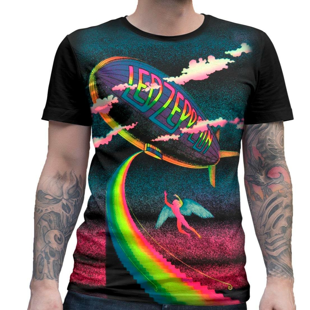 Camiseta led zeppelin stairway to heaven hot sale