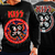 Blusa Moletom Kiss Rock and Roll Over