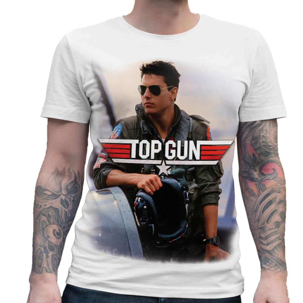 Camiseta de Filme Top Gun Alta Voltagem Camisetas
