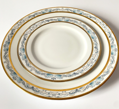 Prato Sobremesa em Porcelana Limoges França - Celeste Objetos