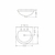 Lavatorio L5M1J/B Ferrum 1 Orif 50cm Avignon Blanco - comprar online