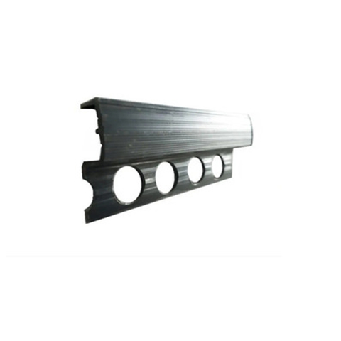 Nariz E121N Metalpint de Aluminio 12x18x2500mm Omega PVC Negro