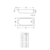 Bañera de Acero Porcel BL15S/B Ferrum 150x70x40 Blanco - comprar online