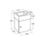Mueble Colgante Armonica Wng XL15A/W7 Ferrum - comprar online