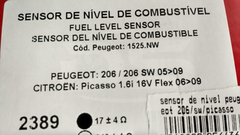 Sensor De Nivel De Combustivel Peugeot 206 Ds2389 - comprar online