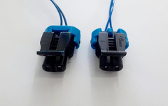 2 Plug Conector Chicote Para Soquete Da Lampada H1