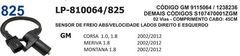 Sensor De Freio Abs/velocidade Gm Corsa Meriva Montana Lp825