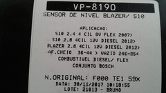 Sensor De Nivel De Combustivel Blazer/s10