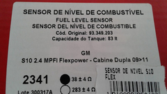 Sensor De Nivel De Combustivel S10 Flex