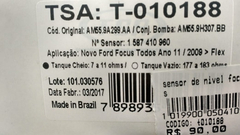 Sensor De Nivel De Combustivel Novo Focus Flex T-010188