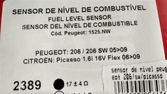 Sensor De Nivel De Combustivel Peugeot 206 Ds 2389 - comprar online