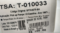 Sensor De Nivel De Combustivel Pampa 1.8 T-010033 Gasolina