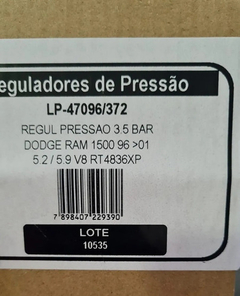 Regulador De Pressão 3.5 Bar Dogde Ram 1500 96/01 5.2/59 V8 - comprar online