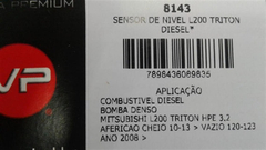 Sensor De Nivel De Combustivel Mitsubish L200 Triton Diesel - comprar online