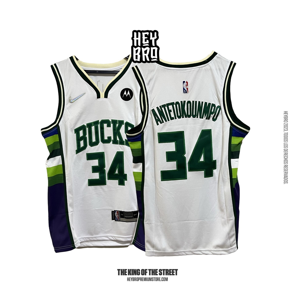 Milwaukee Bucks Giannis Antetokounmpo 2022 NBA All-Star Grey 75th camiseta  - NBA Camisetas Retro Tienda - 2021-23 NBA Personaliza Camiseta Para.