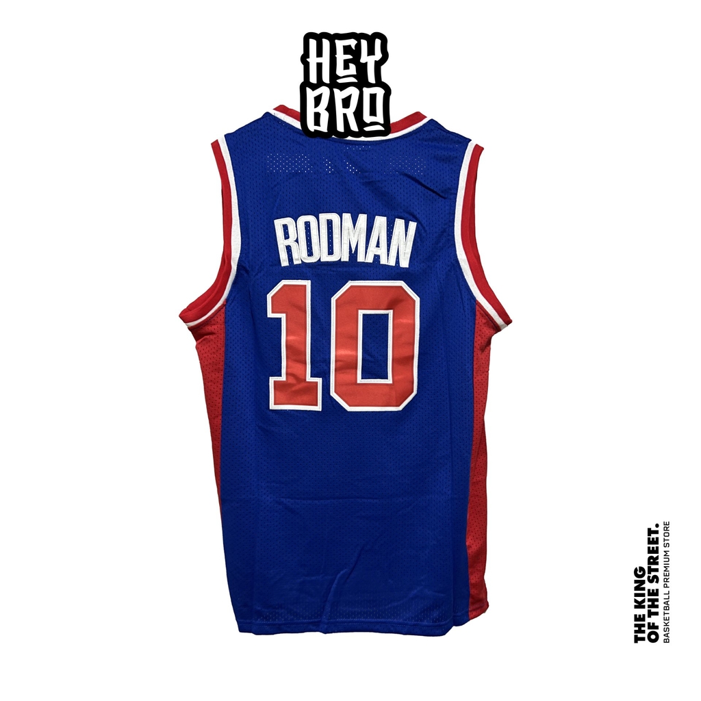 CAMISETA NBA RETRO DETROIT PISTONS DENNIS RODMAN sin logo Adidas