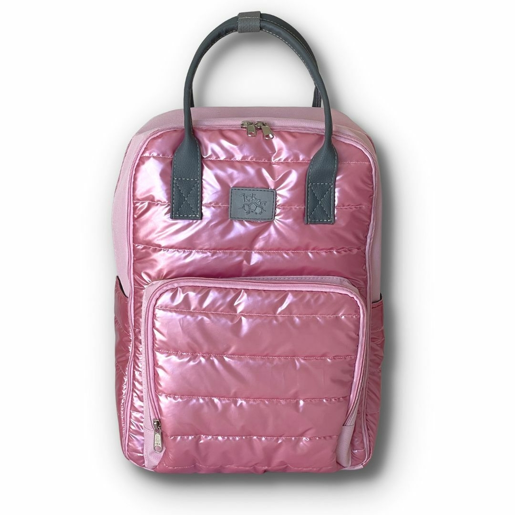 Mochila Maternal Poly Pink Bubble Gum