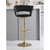 Silla de Bar de Terciopelo Asiento Giratorio con Respaldo Tejido - buy online