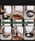 Set de Cuchillos y Utensilios de cocina con tabla 19 piezas - tienda en línea