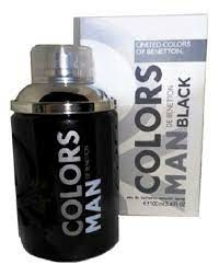 TESTER BENETTON COLORS MAN BLACK edt x100