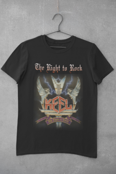 Camiseta Unissex "Keel - The Right to Rock" - comprar online