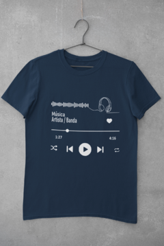 Camiseta Unissex "A música que te toca" (Personalizada, ler descrição)