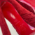 Sapato Peep Toe Christian Louboutin Camurça Vermelho - comprar online