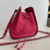 Bolsa Valentino Rockstud Bucket Pink na internet