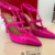 Scarpin Valentino Garavani Rockstud Pink - Wishlist Brechó