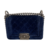 Bolsa Chanel Boy Mini Azul Marinho Velvet