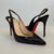 Scarpin Christian Louboutin Black Glitter na internet