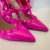 Scarpin Valentino Garavani Rockstud Pink