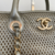 Bolsa Chanel Metalizada Prata - comprar online