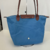 Bolsa Longchamp Le Pliage Azul - Wishlist Brechó