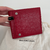 Carteira Balenciaga Distressed Screws Vermelha - comprar online