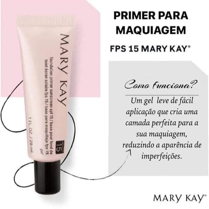 Primer Facial Fixador de Maquiagem Mary Kay