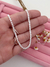 Choker riviera cristal banhada a prata - comprar online